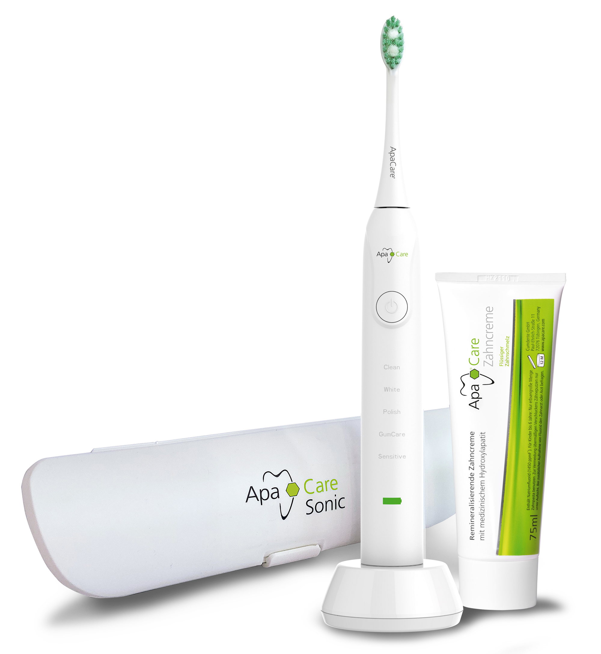 Travel - Sonic Professional Toothbrush sonic toothbrush and travel case incl. one  ApaCare toothpaste